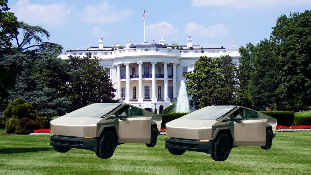 Trump Turns White House Lawn into a Tesla Showroom