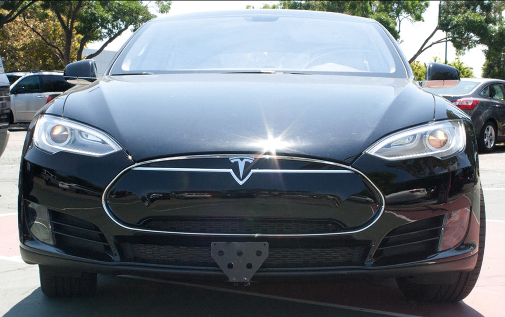 Sto N Sho Quick-Release Front License Plate Bracket Tesla Model S